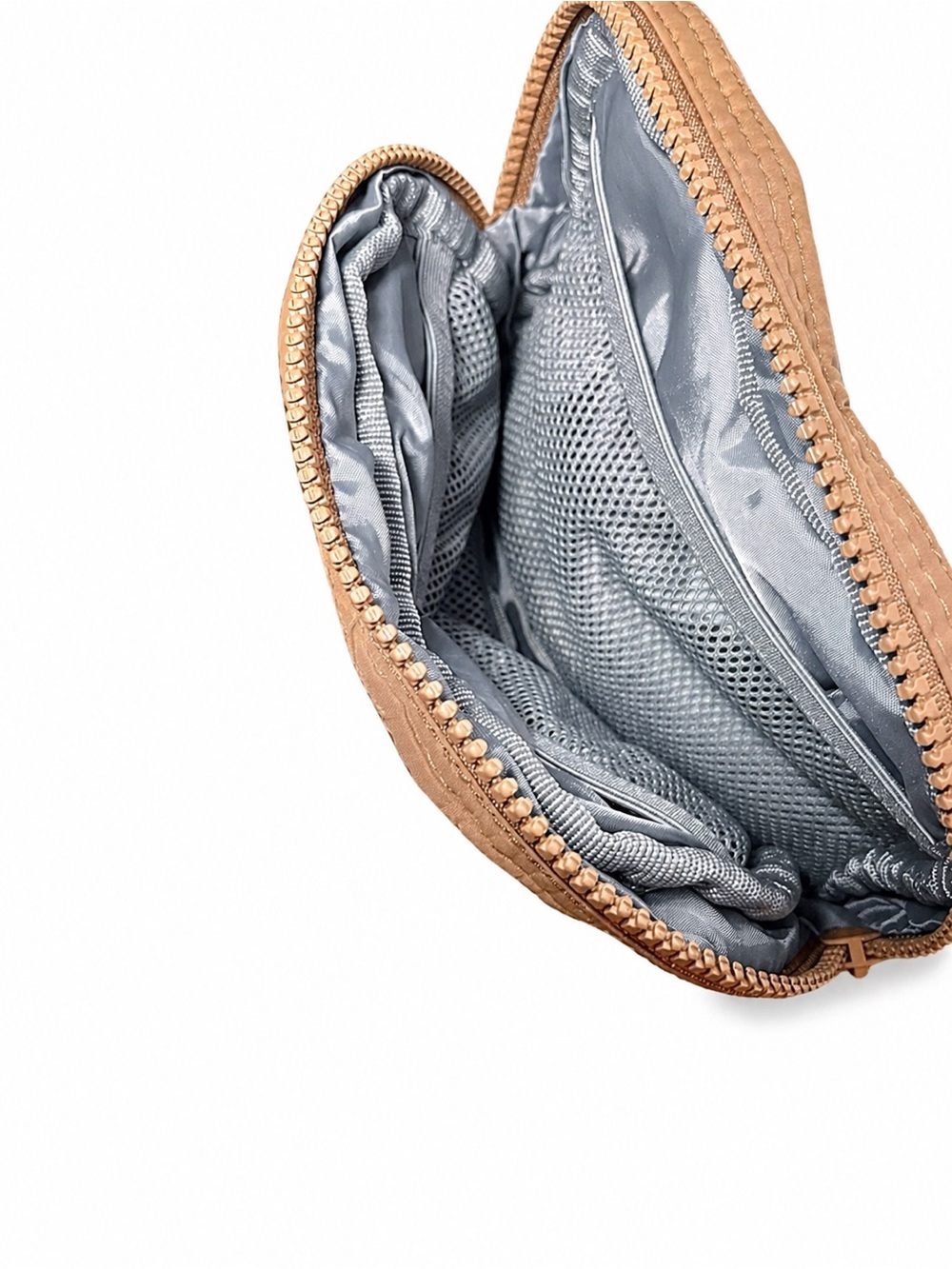 GAIAM Quilted Waist Pack in Tan Brown - Picture 2 of 3